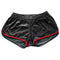 Rouge Leather Shorts - Red