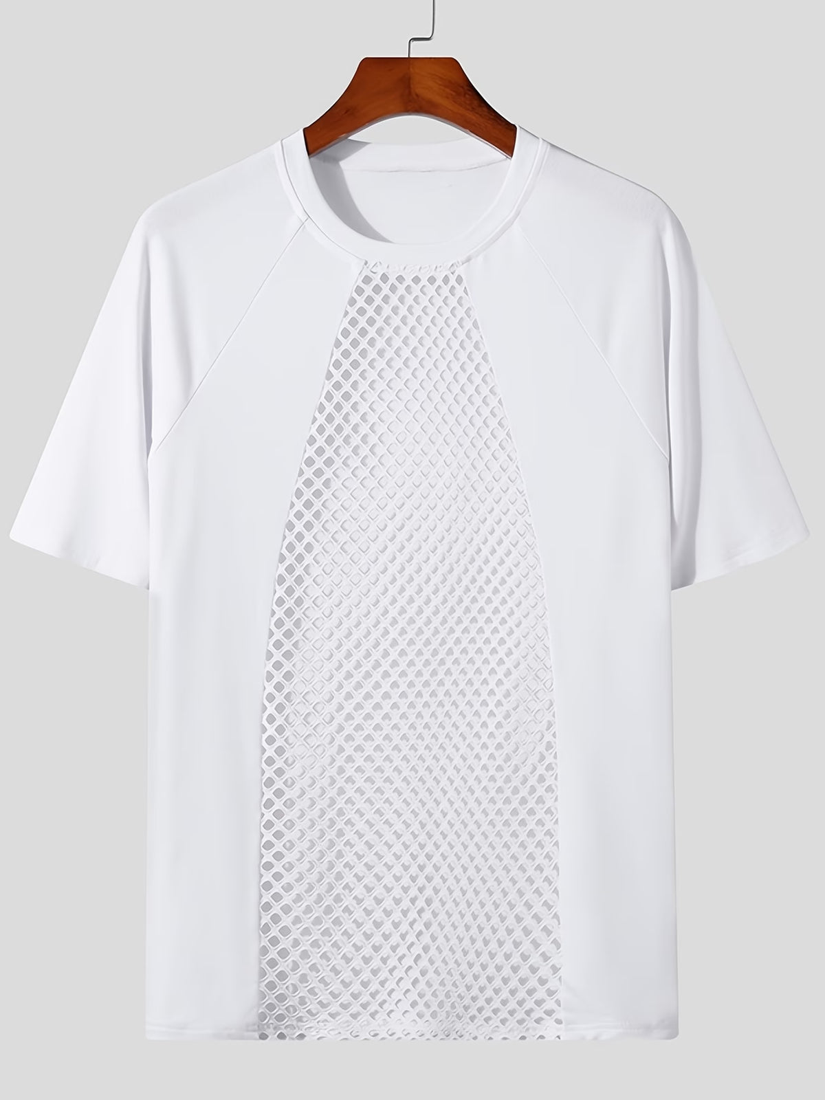 FRONT PANEL MESH TSHIRT