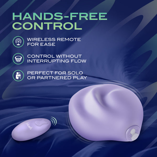 UrSelf PulsePad lavender silicone grinding vibrator with remote