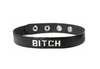 Leather Wordband Collar - Bitch