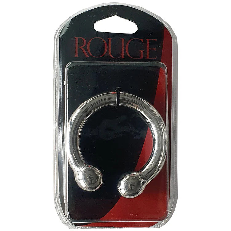 Rouge Stainless Steel Horseshoe Cock Ring - 55mm