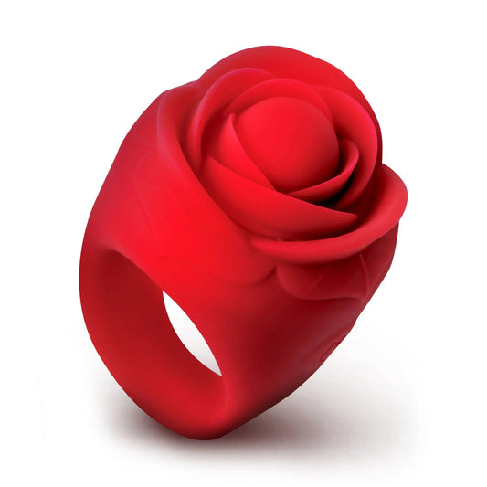 Bloomgasm ''Rose'' Ring Discreet Finger Vibrator