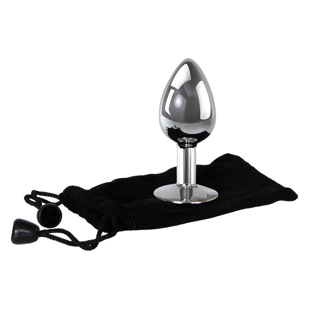 Adam & Eve 'Clear' Gem Anal Plug -Small
