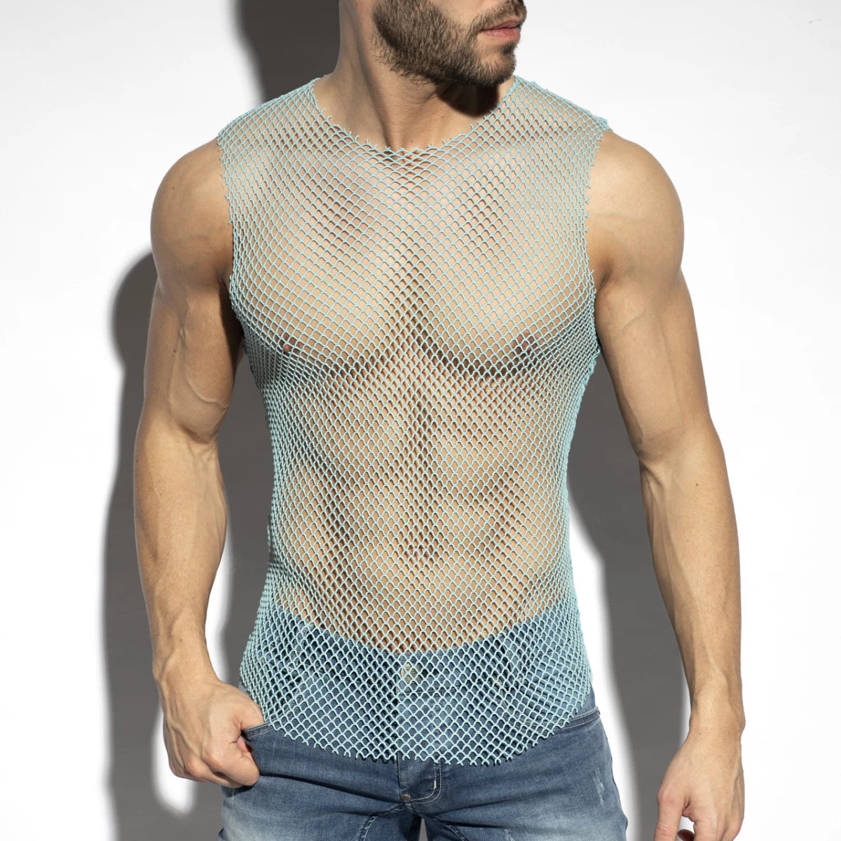 ES Collection Beachy Net Tank Top TS334 gallery