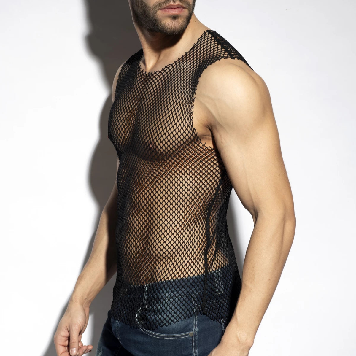 ES Collection Beachy Net Tank Top TS334 gallery