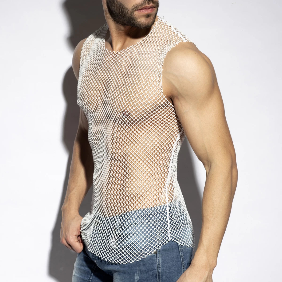 ES Collection Beachy Net Tank Top TS334 gallery