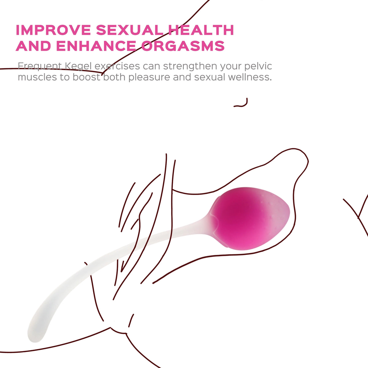 Honey "Berry" 5 Weighted Kegel Training Set