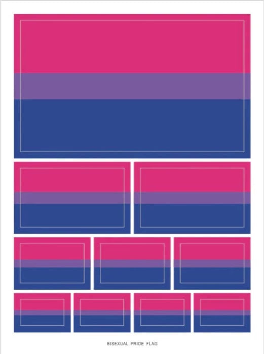 CC ''Bisexual'' Pride Flag Stickers