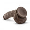 Dr. Skin &quot;Mr. Mayor&quot; Dildo 9&quot; -Chocolate