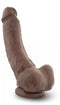 Dr. Skin &quot;Mr. Mayor&quot; Dildo 9&quot; -Chocolate