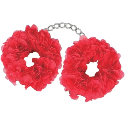 Blossom Luv Cuffs "Flower Hand" Cuffs -Red