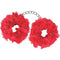 Blossom Luv Cuffs ''Flower Hand'' Cuffs -Red