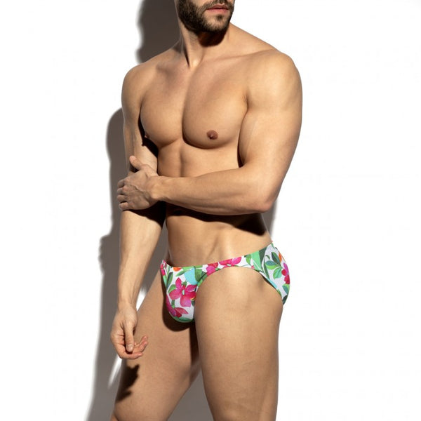 Bold Flowers Bikini Brief