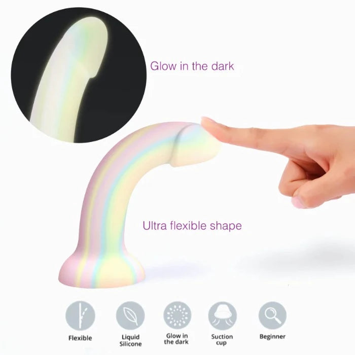 Dildolls 'Fantasia' Glow Silicone Dildo