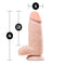 Au Naturel 2.75 Pounder Dual Density Dildo 10"