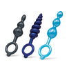 B-Vibe Beaded Butties Bundle Butt Plugs - 3pk