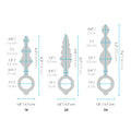 B-Vibe Beaded Butties Bundle Butt Plugs - 3pk