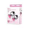 B-Vibe Metal Heart Jewel Plugs - Pink 2pk