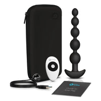 B-Vibe Cinco Anal Beads Black