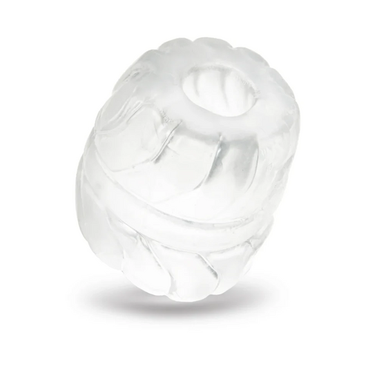 b-Vibe Stretch-Tech Barrel clear stretchy cock ring