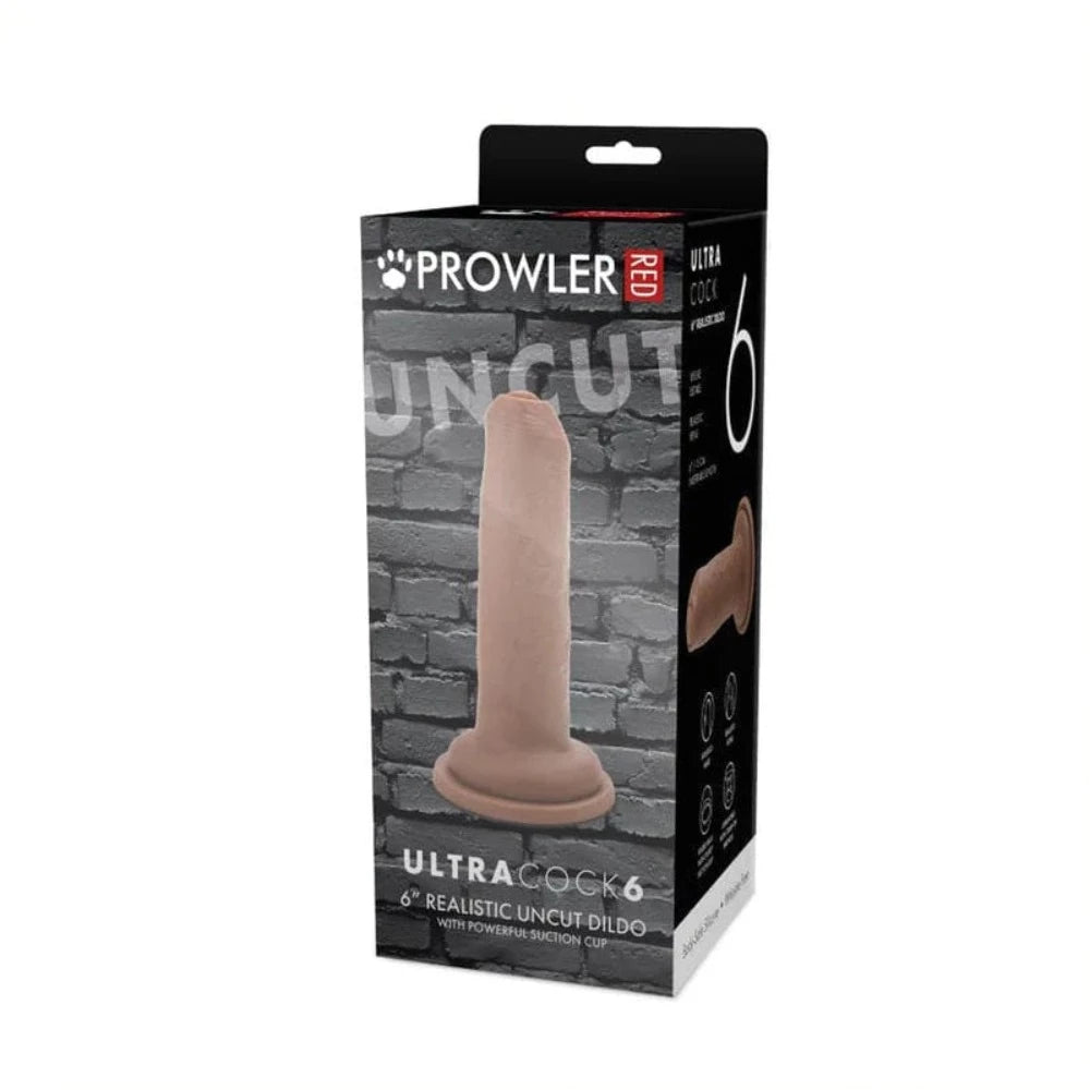 Prowler "Uncut" Ultra Cock 6" Dildo