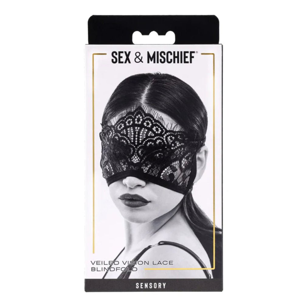 Sex & Mischief Veiled Vision Lace Blindfold