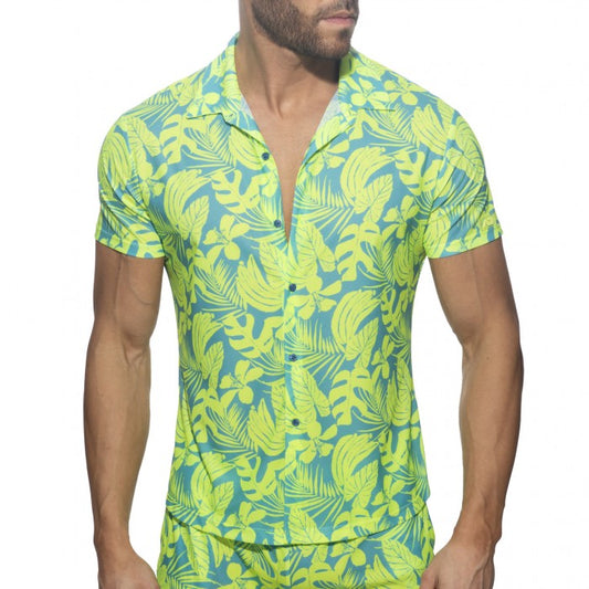 Addicted Calatheas Shirt in Neon Yellow