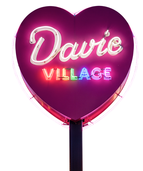 Davie Village Neon Sign