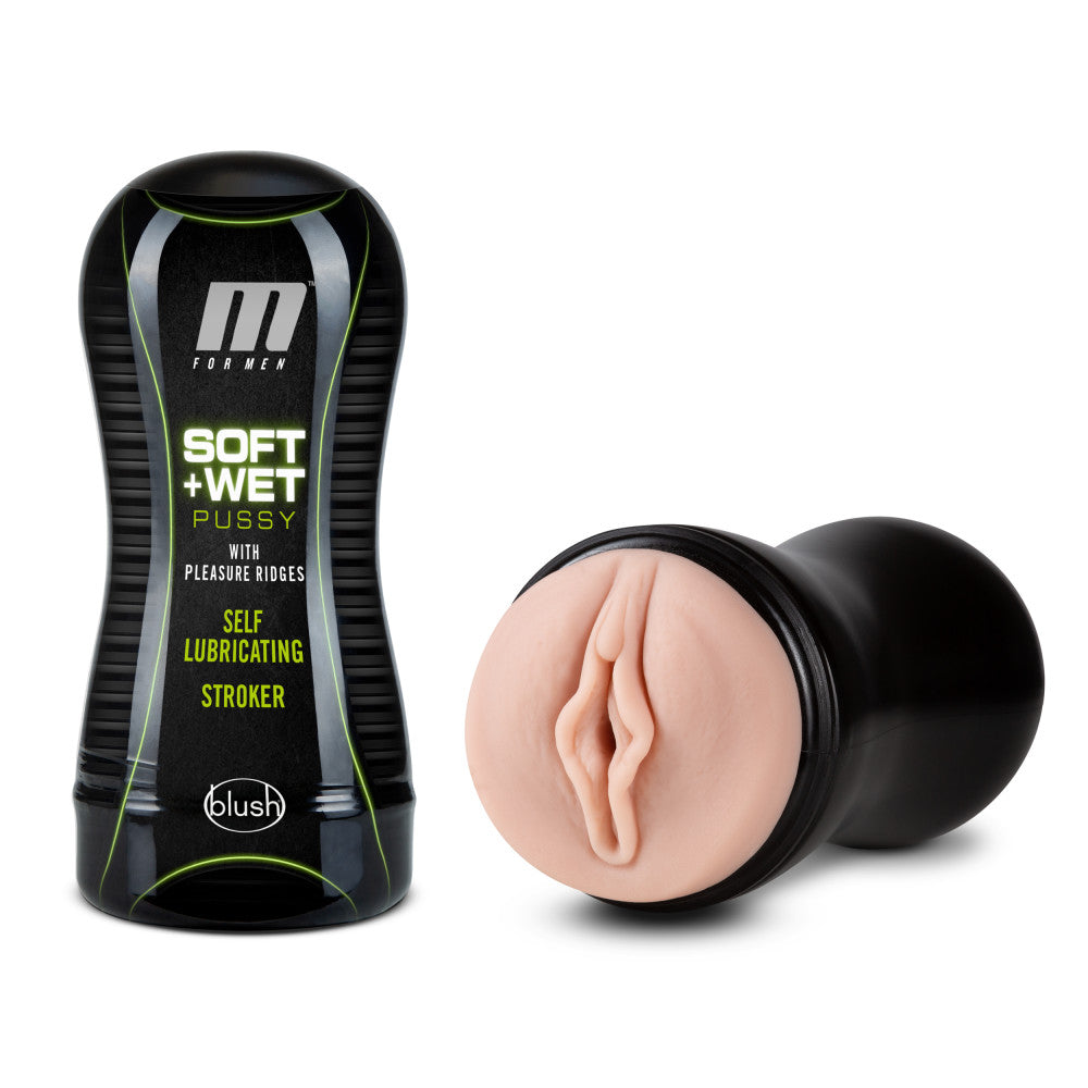 M For Men SOFT + WET PUSSY Self-Lubricating Stroker