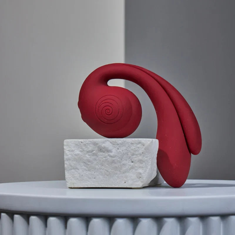 SVibe Snail Gizi Pro Vibrator - Bordeaux - view 5
