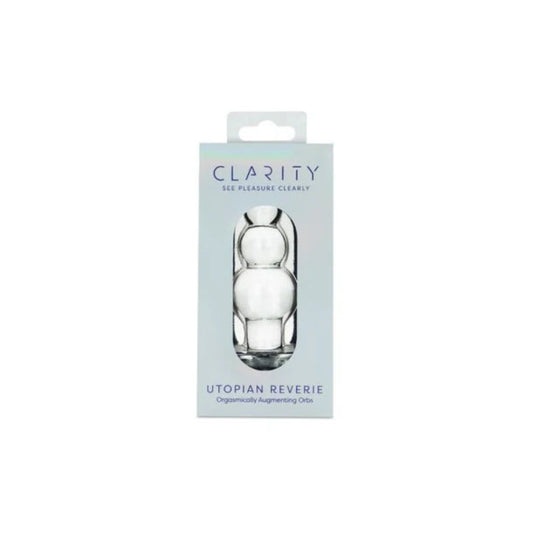 Clarity - Glass - Utopian Reverie Anal Bead Plug