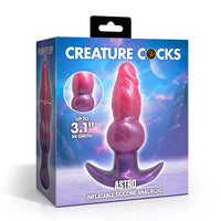 Creature Cocks 'Astro' Inflatable Silicone Anal Plug