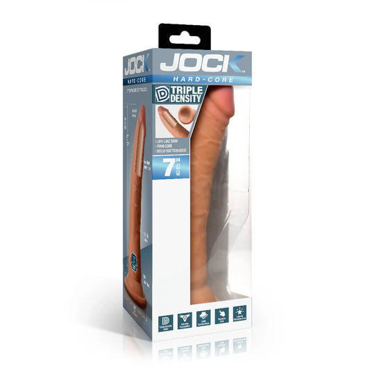 Hard-Core 7" Triple Density Dildo -Medium