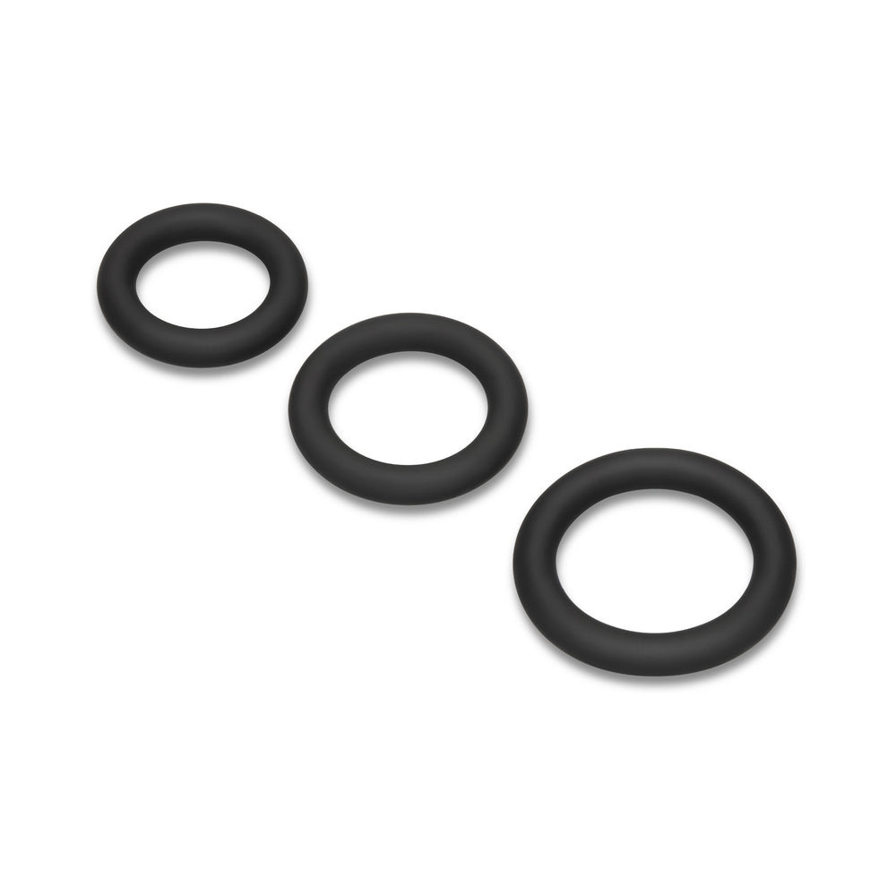 b-Vibe Snug Ring Swole 3-pack silicone cock rings