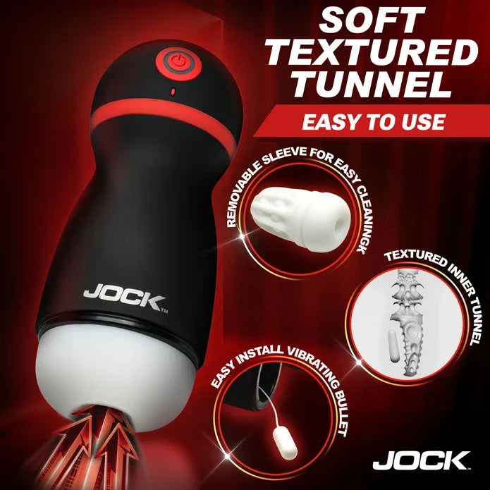 JOCK 'Ultra Suck' Sucking & Vibrating Masturbator