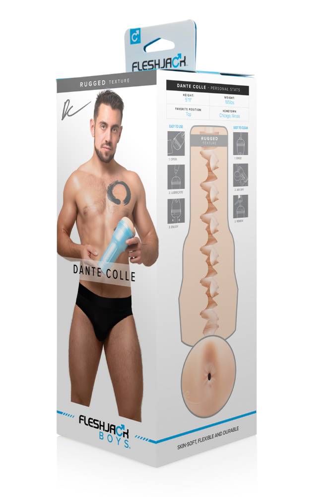 Fleshjack Boys Dante Colle Rugged Stroker