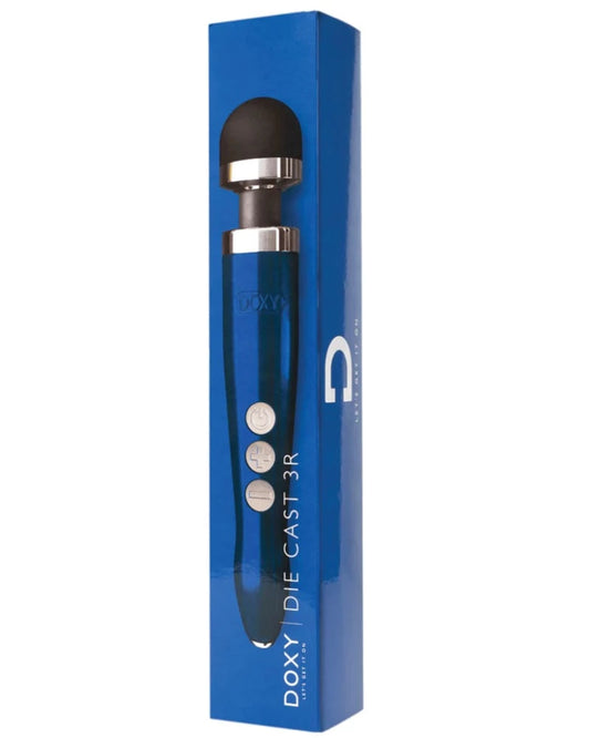 Doxy 'Die Cast 3R' Massager Wand -Blue