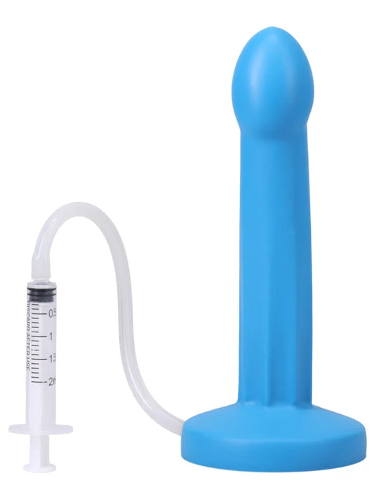 Tantus POP Squirting Silicone Dildo - Lagoon
