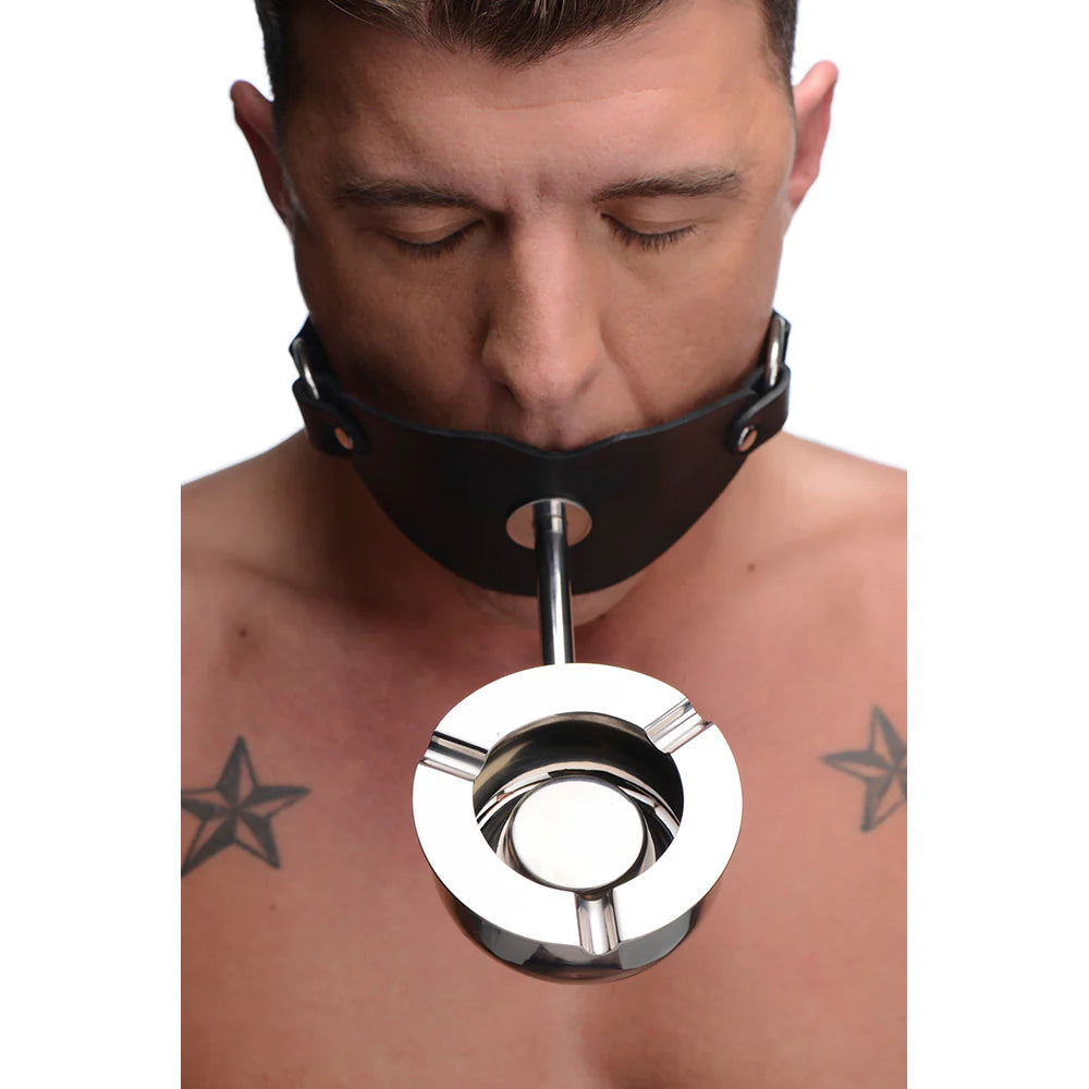 Leather Ashtray Ball Gag