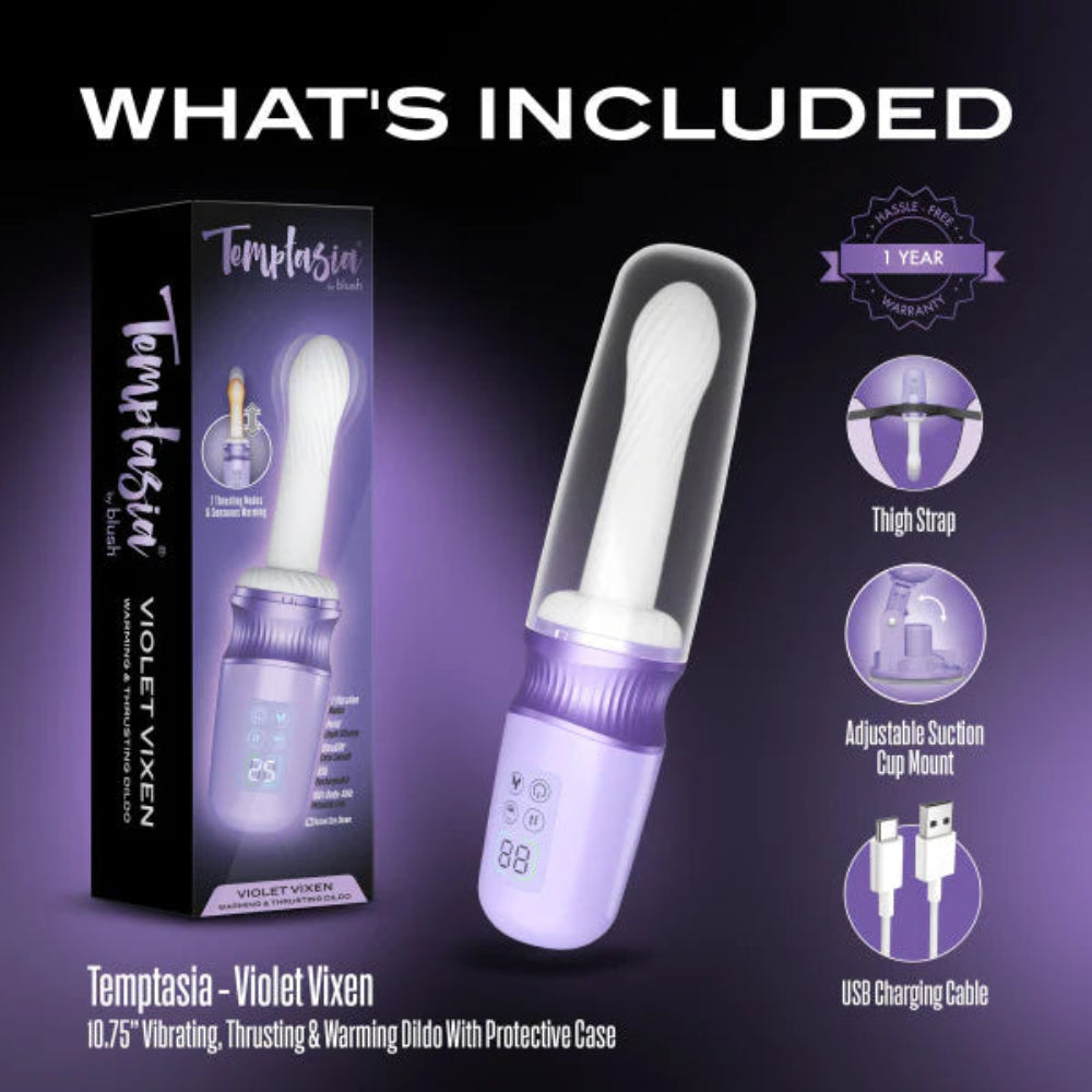 Temptasia – 'Violet Vixen' Warming Thruster Vibe