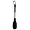 Rouge Mini Leather Oval Paddle Crop 10&quot; -Black