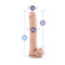 Au Naturel Daddy Dual Density Dildo 14"