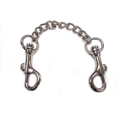 Rouge double trigger hook with chain, 23cm, metal