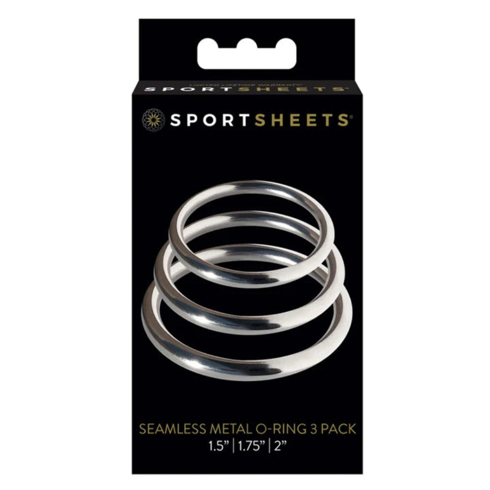 Sportsheets Metal C/Ring 3 pk