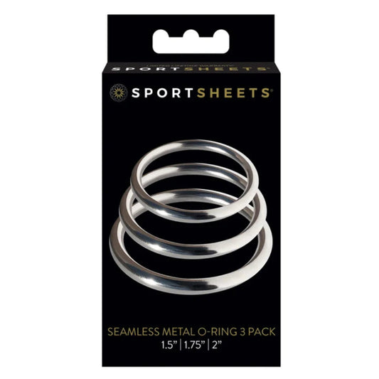 Sportsheets Metal C/Ring 3 pk