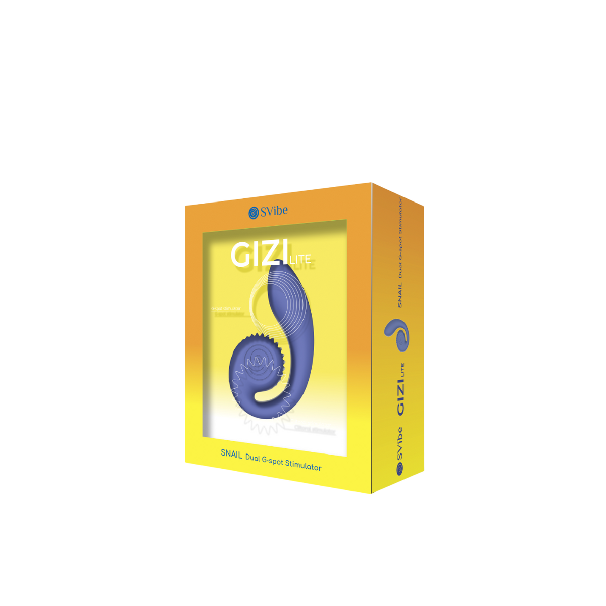 SVibe Snail Gizi Lite Vibrator - Juicy Blueberry - view 2