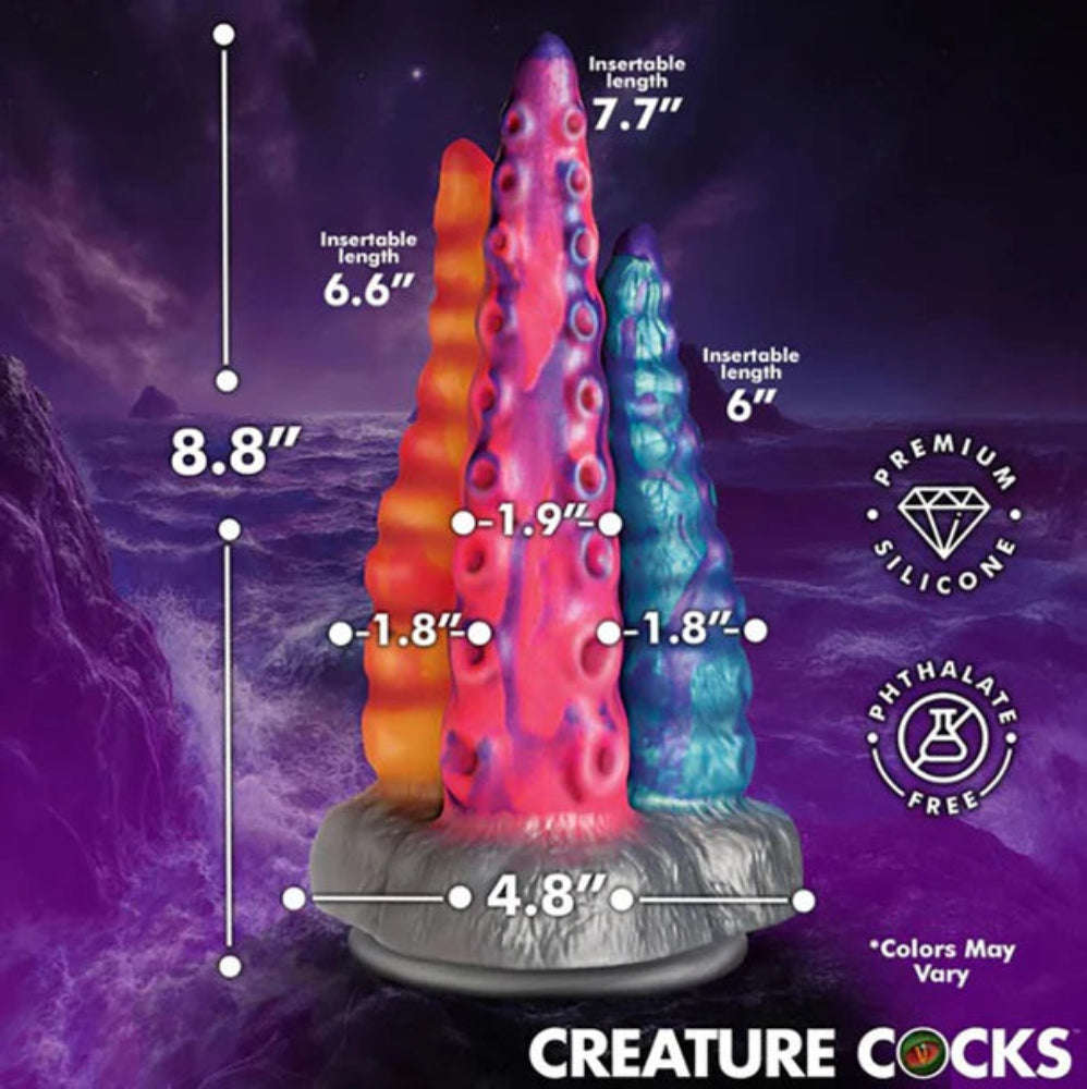 Creature Cocks 'Tenta-Trio' Dildo