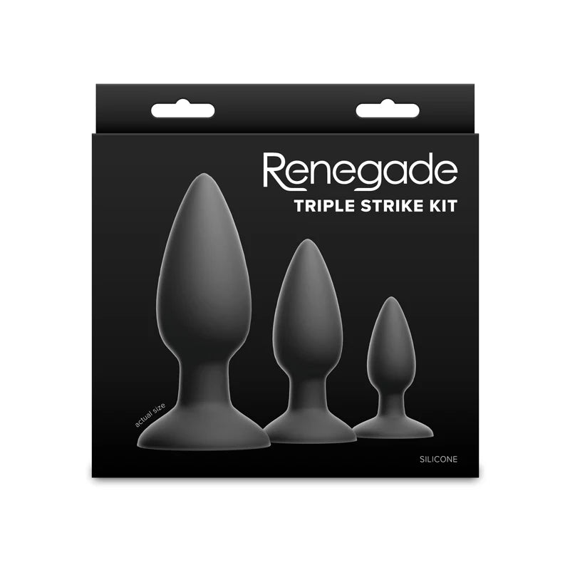 Renegade 'Triple Strike Kit' 3pc Set -Black