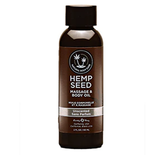 Earthly Body Massage Oil Unscented 2oz