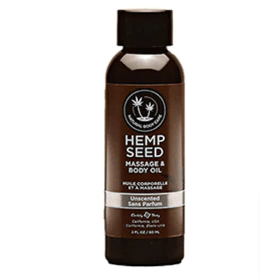 Hemp Seed 'Unscented' Massage Oil -2oz